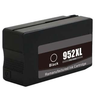 Remanufactured HP F6U19AN (HP 952XL) ink cartridge - high capacity black