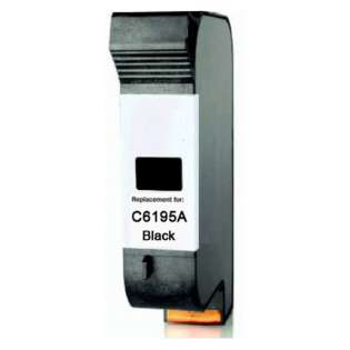 Replacement for HP C6195A cartridge - black