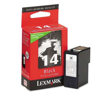 Lexmark 14, 18C2090 Genuine Original (OEM) ink cartridge, black, 175 pages