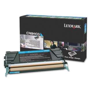 OEM Lexmark X748H1CG cartridge - high capacity cyan